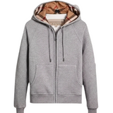 Checkered Zip Hoodie