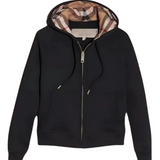 Checkered Zip Hoodie