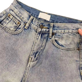 Script Straight-leg Jeans