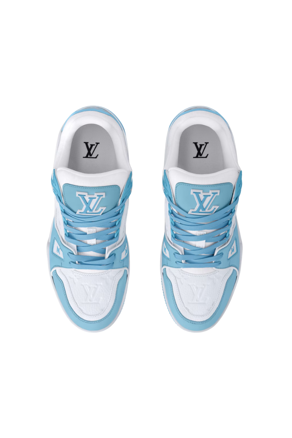 Intarsia Leather Sneakers