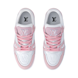 Intarsia Leather Sneakers