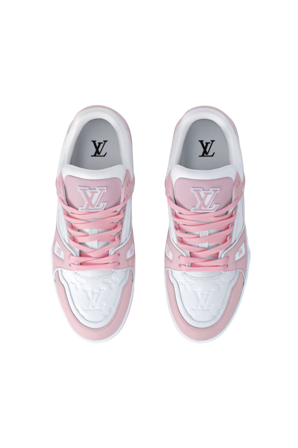 Intarsia Leather Sneakers