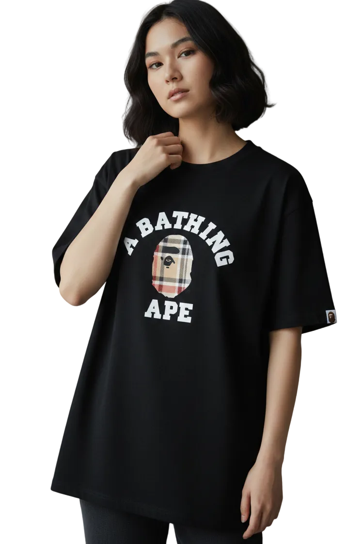 Ape College Check T-Shirt