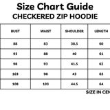 Checkered Zip Hoodie