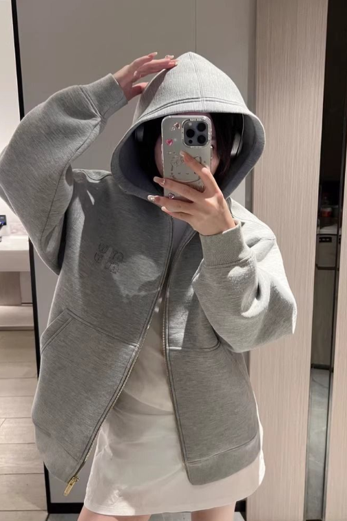 Casual Grey Zipper